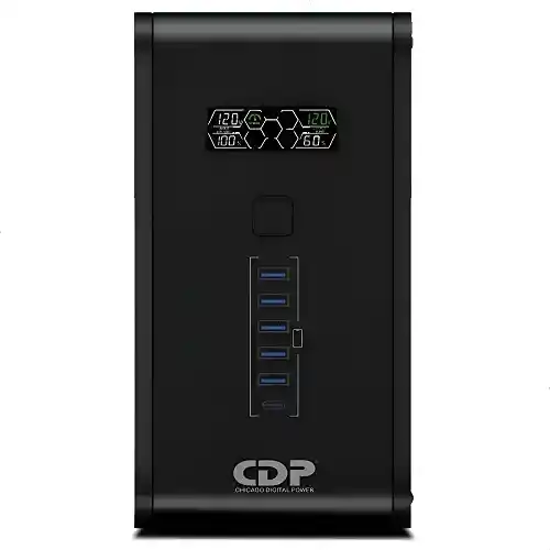 Ups Chicago Digital Power R-series R-smart1510 1500va/600w Negro/blnco