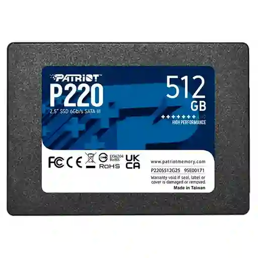 Unidad Solida Sata Patriot P220 512gb