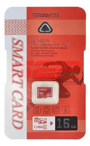Tarjeta De Memoria Micro Sd 16gb Tranyoo Seisa Tf-32g