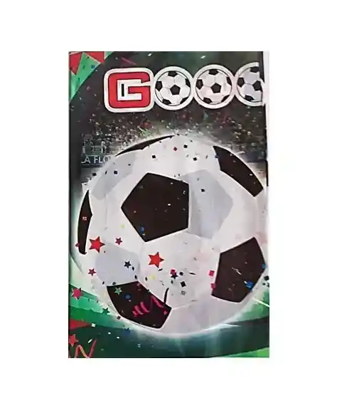 Mantel Rectangular Plastico Para Fiesta Balon De Futbol Colombia Party