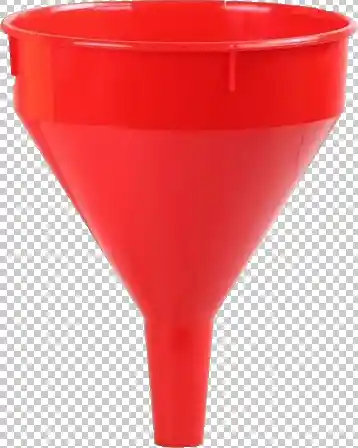 Embudo Plástico Automotriz 5 Pulgadas Filtro Acero Mikels