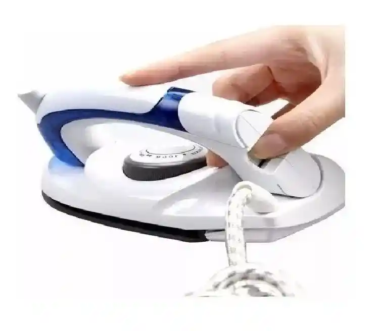 Plancha De Ropa Universal A Vapor Para Viaje Practica Fácil Color Blanco