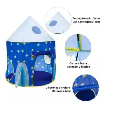Carpa Castillo Niños 3 En 1