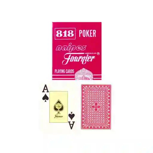 Baraja De Cartas Fournier 818 Roja