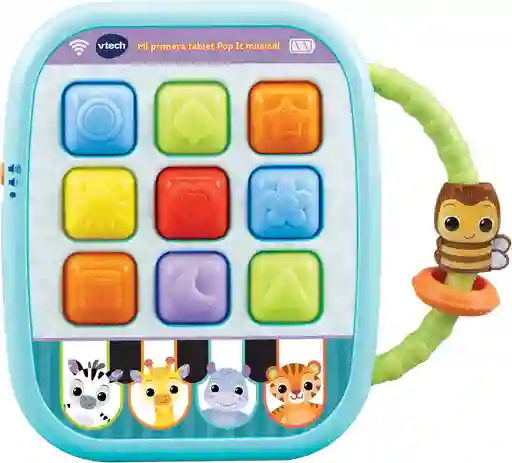 Juguete Tablet Interactiva Pop It Musical Y Luces Para Bebés