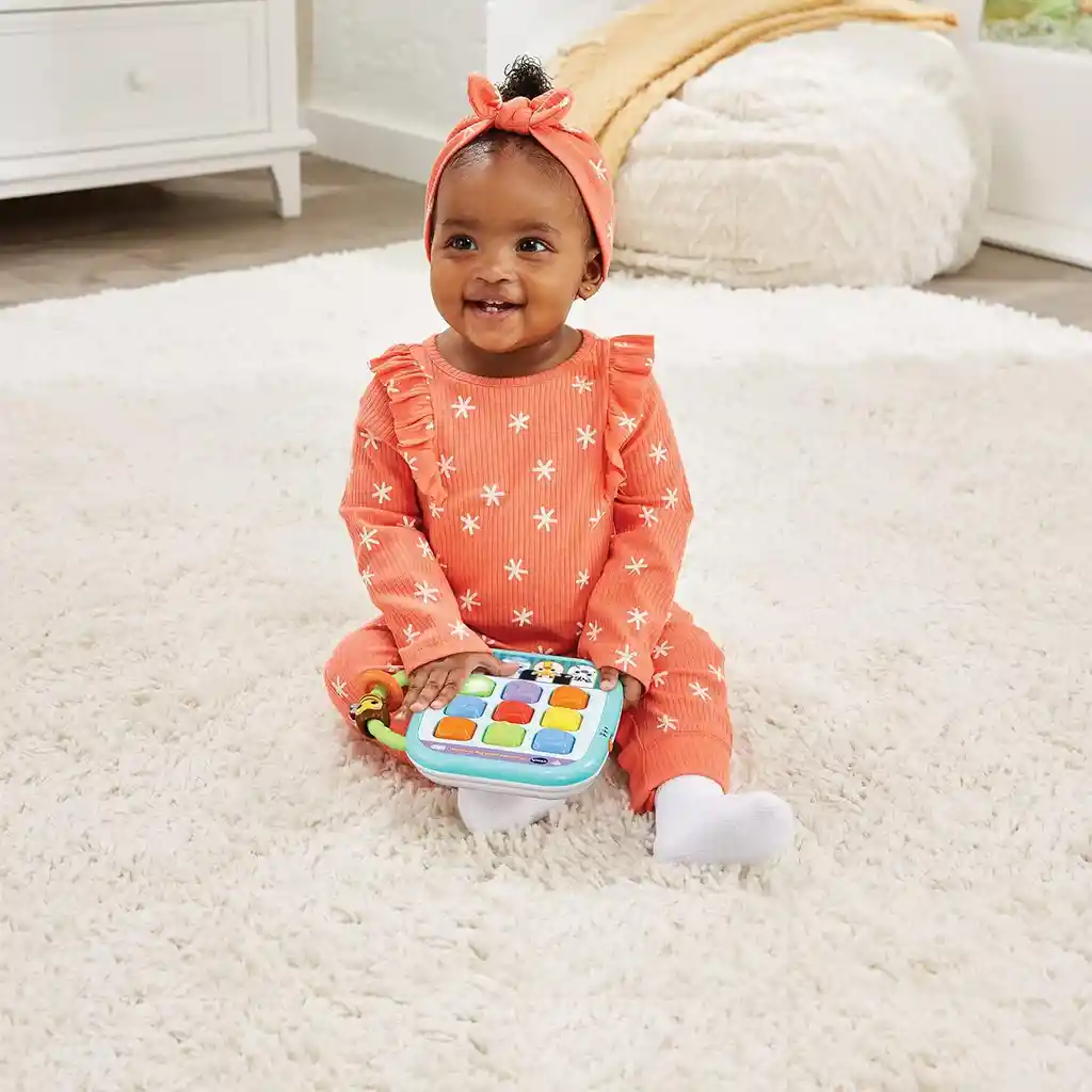 Juguete Tablet Interactiva Pop It Musical Y Luces Para Bebés