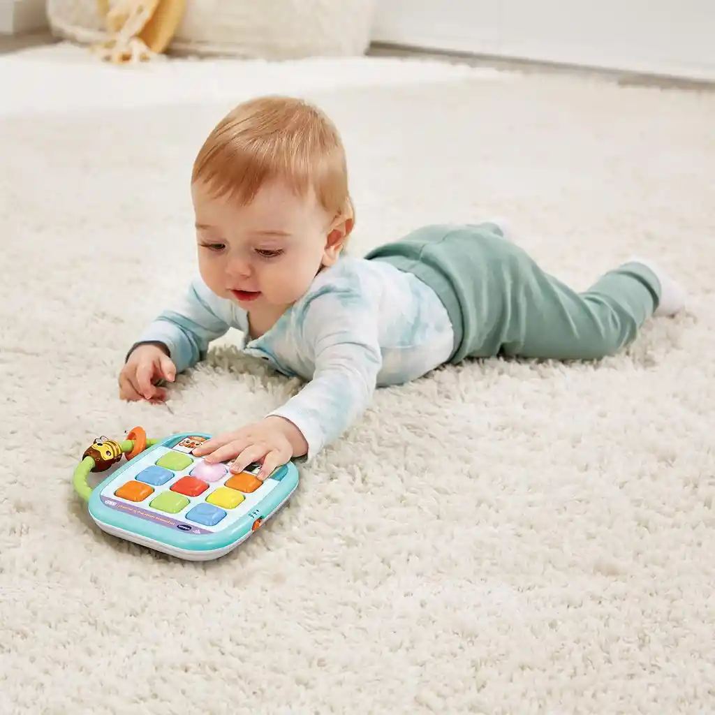 Juguete Tablet Interactiva Pop It Musical Y Luces Para Bebés