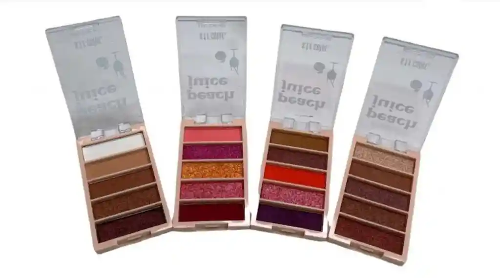 Paleta De Sombra Para Maquillaje De Ojos Mini Cinco Tonos Para Llevar Paulis