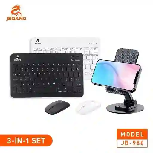 Teclado Y Mouse + Base Celular Ct3-01