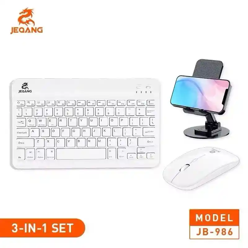 Teclado Y Mouse + Base Celular Ct3-01