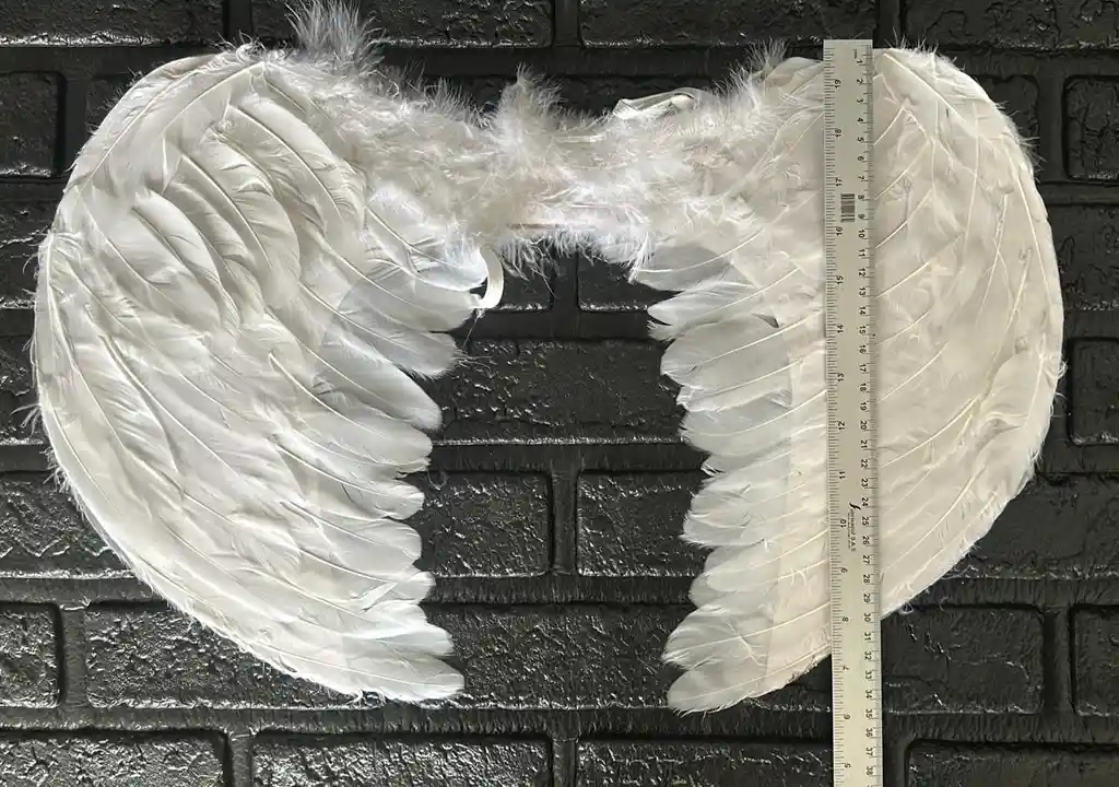 Alas De Angel Blancas Pequeñas 53*31 Cm