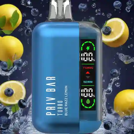 Vape Priv Bar Turbo 15k Blue Razz Lemon