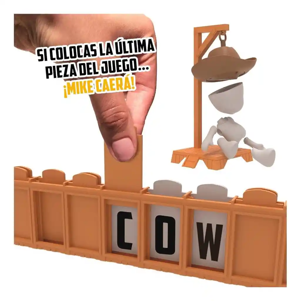 Juego De Mesa Juguete Ahorcado 3d Armable Clásico
