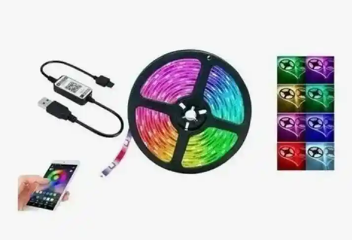 Cinta Led 10 Metros Bluetooth Con Control Dd-056