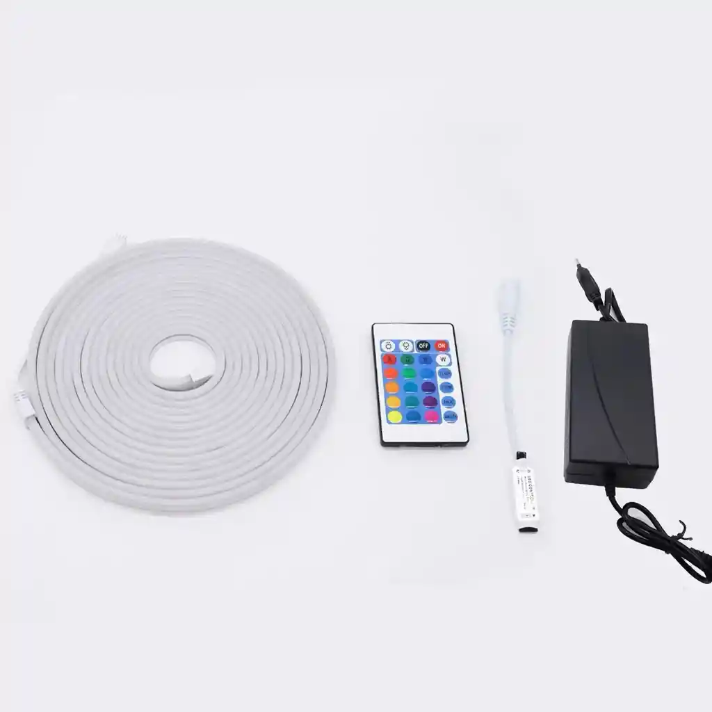 Cinta Led Neón De 5 Metros Con Control Dd-022