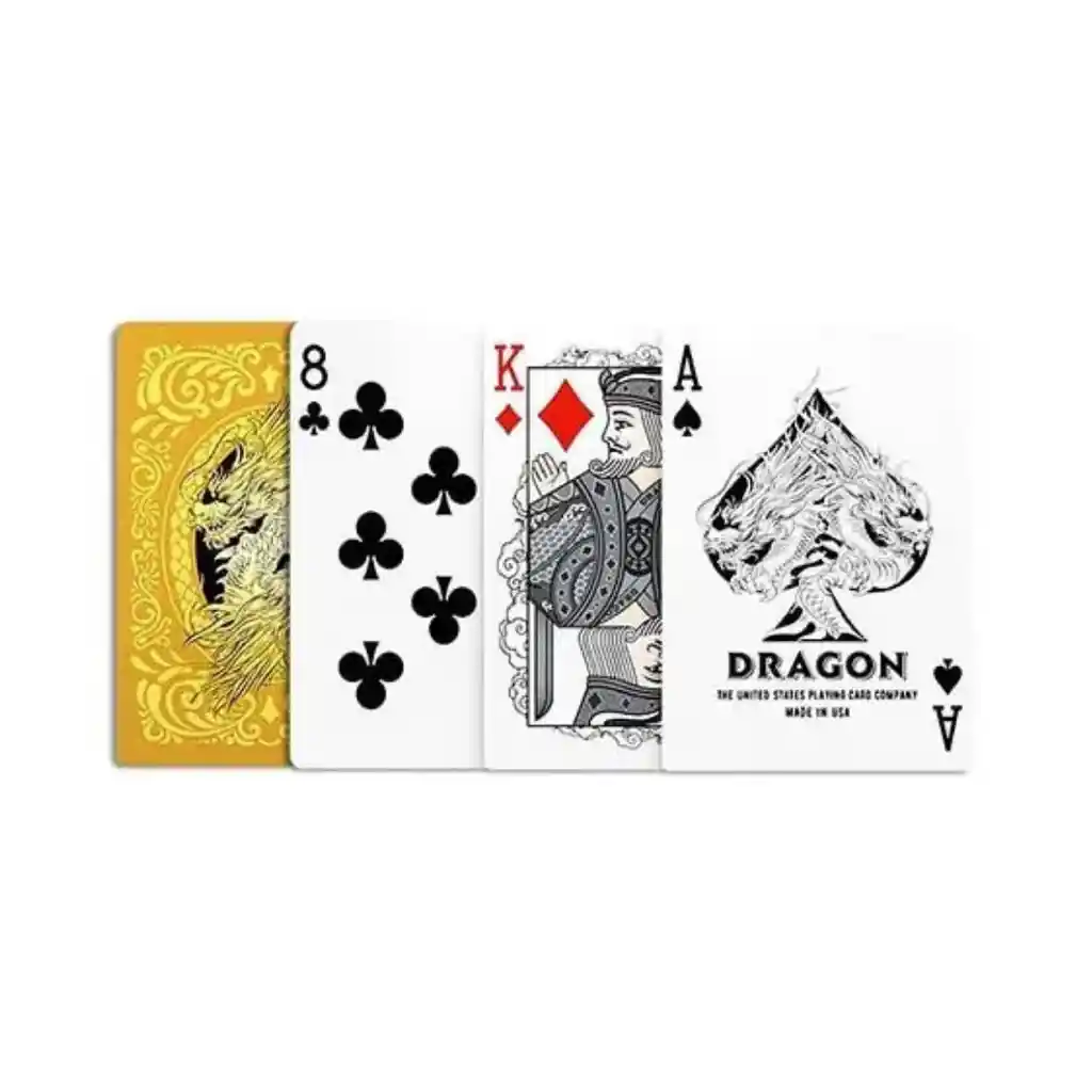 Baraja De Cartas Bicyle Dragón Golden