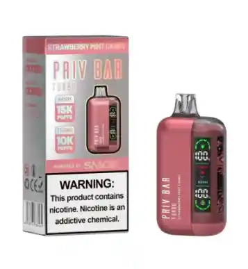 Vaper Vaporizador Smok Priv Bar Turbo Strawberry Mint Candy
