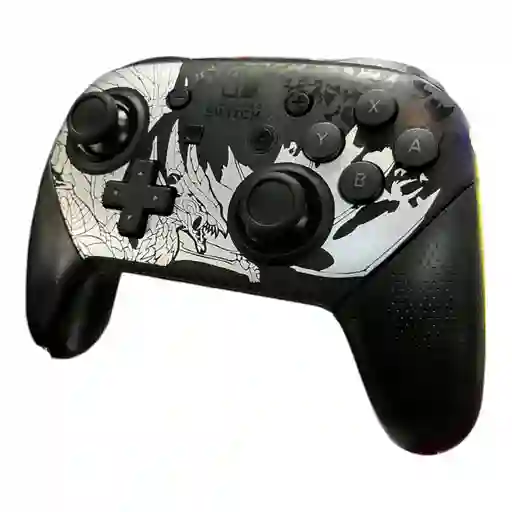 Control Pro Compatible Con Switch Diseño Monster Hunter Sunbreak
