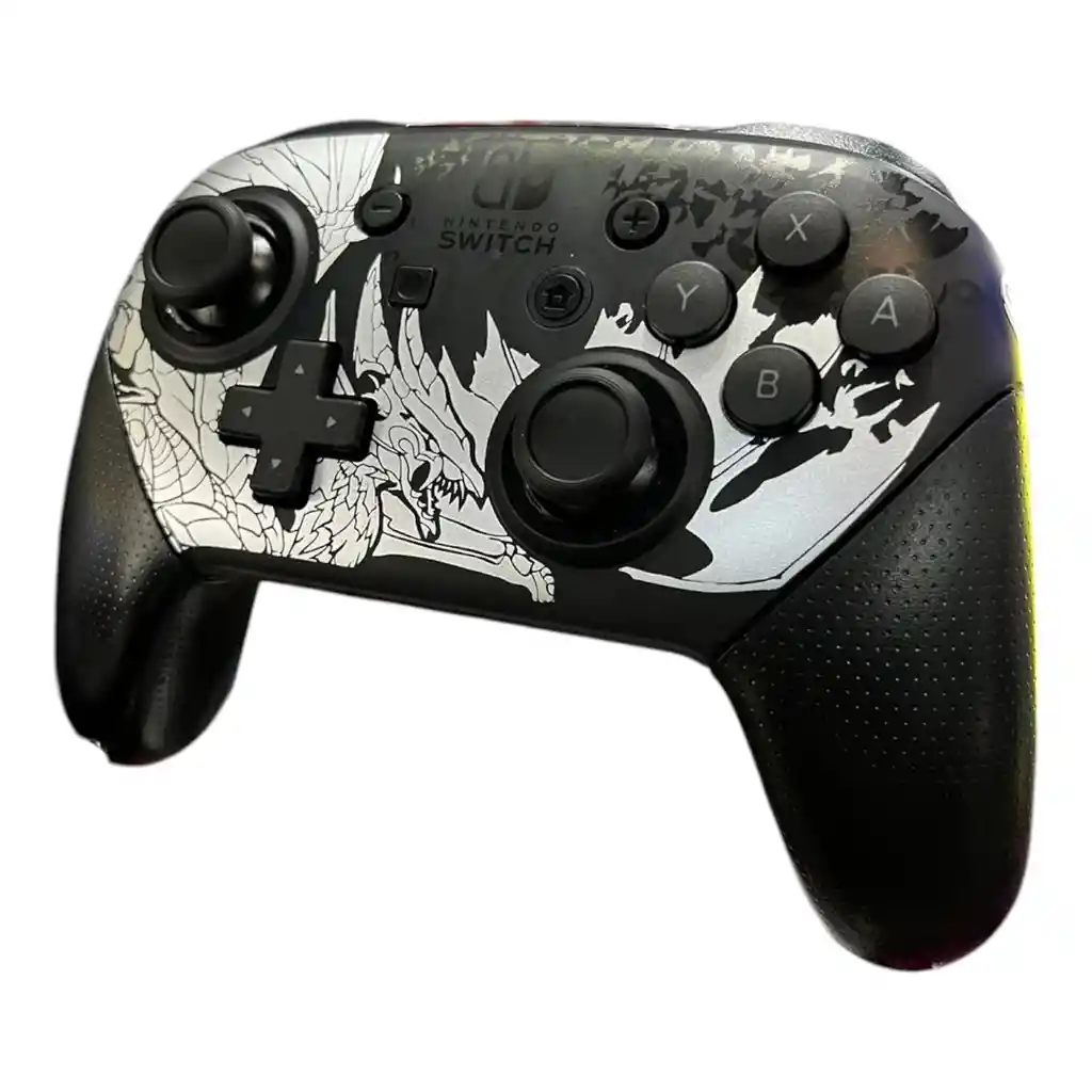 Control Pro Compatible Con Switch Diseño Monster Hunter Sunbreak