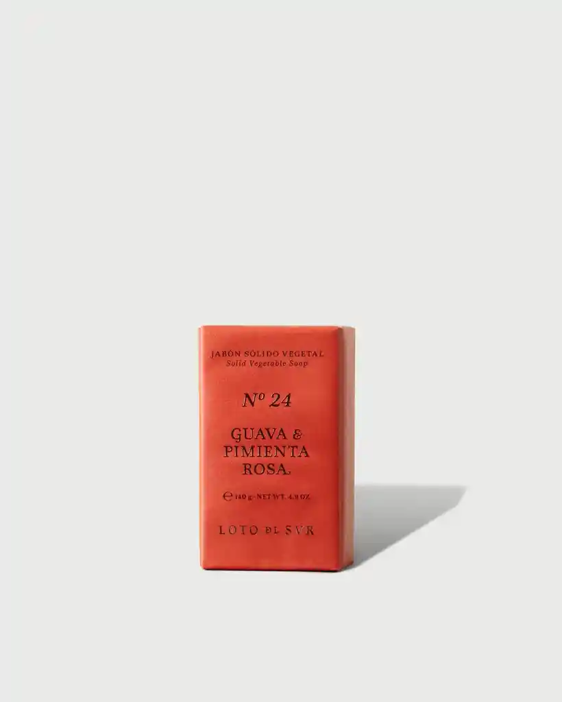 Jabón Sólido Vegetal Guava & Pimienta Rosa