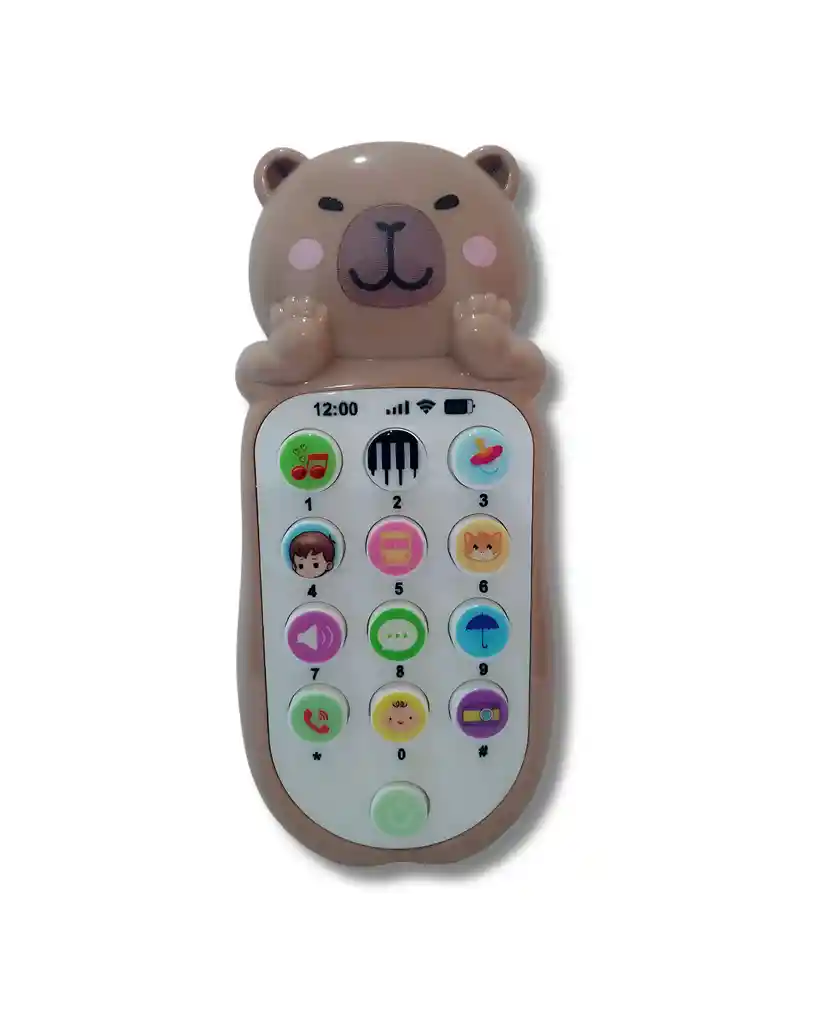 Capibara Celular Didáctico Infantil Con Sonidos Y Luces