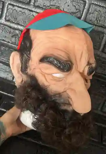 Mascara Latex Viejito Con Barba