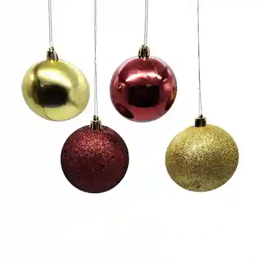 Bolas Navideñas Vino 10pzs 7cm Expressions