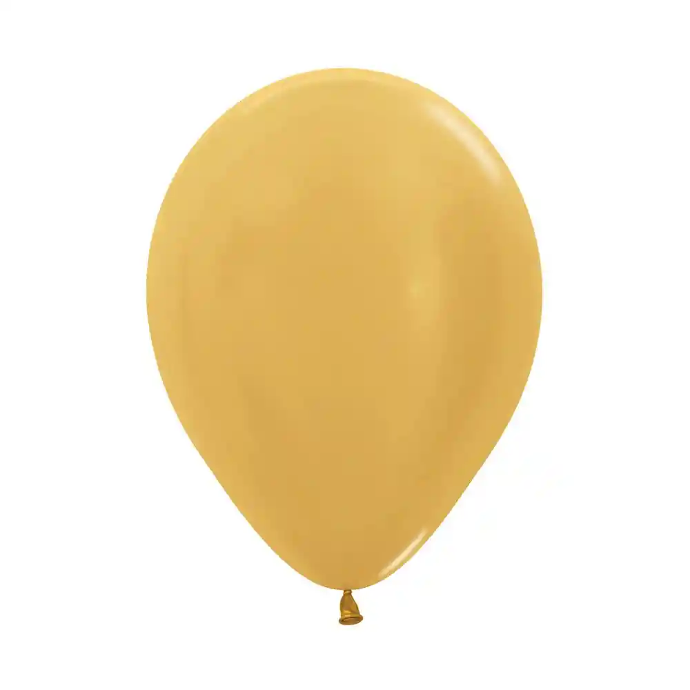 Bombas/ Globos R12 X6 Satiandas Color Dorada