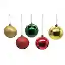 Bolas Navideñas Rojo Verde 10pzs 7cm Expressions