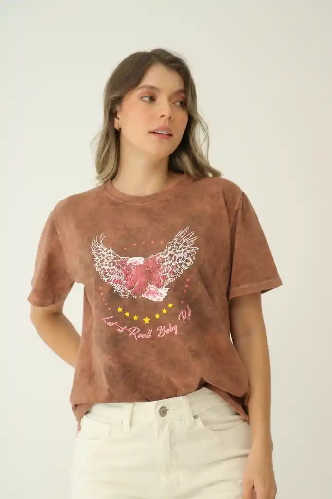 Camiseta Dama Mini Over Sie Tie Dye