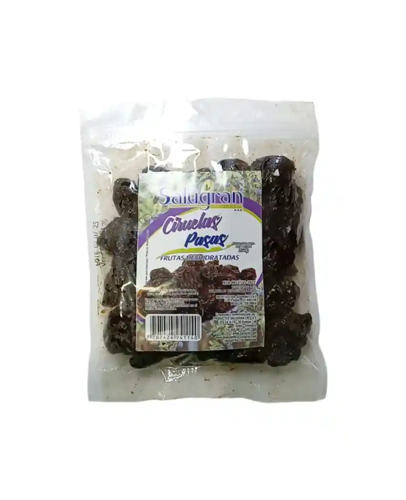 Ciruela Pasa X250g Salugran