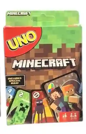 Uno Juego De Cartas Personajes Minecraft