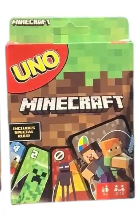 Uno Juego De Cartas Personajes Minecraft