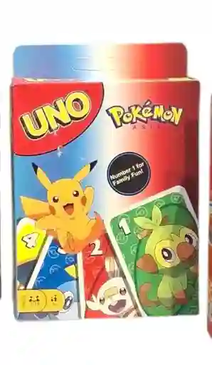 Uno Juego De Cartas Personaje Pokemon