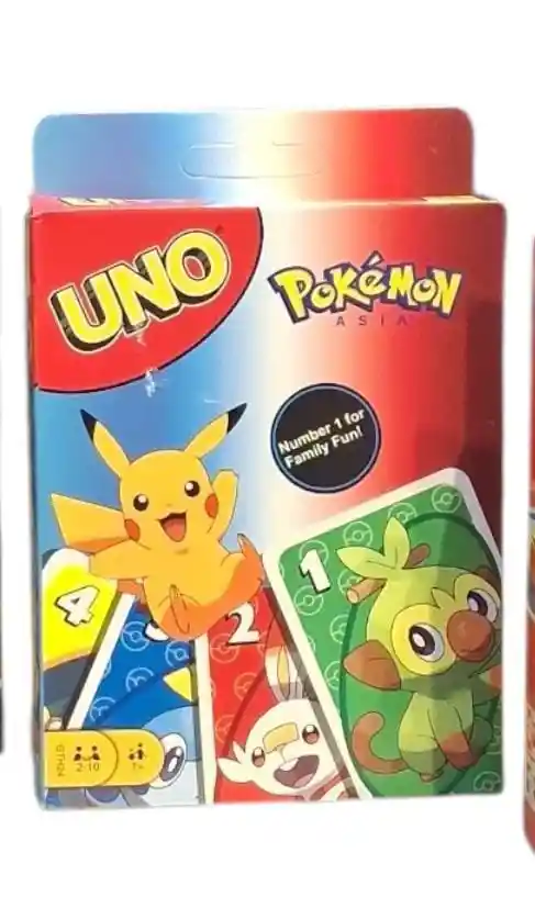 Uno Juego De Cartas Personaje Pokemon