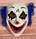 Mascara Payaso Pelo Azul