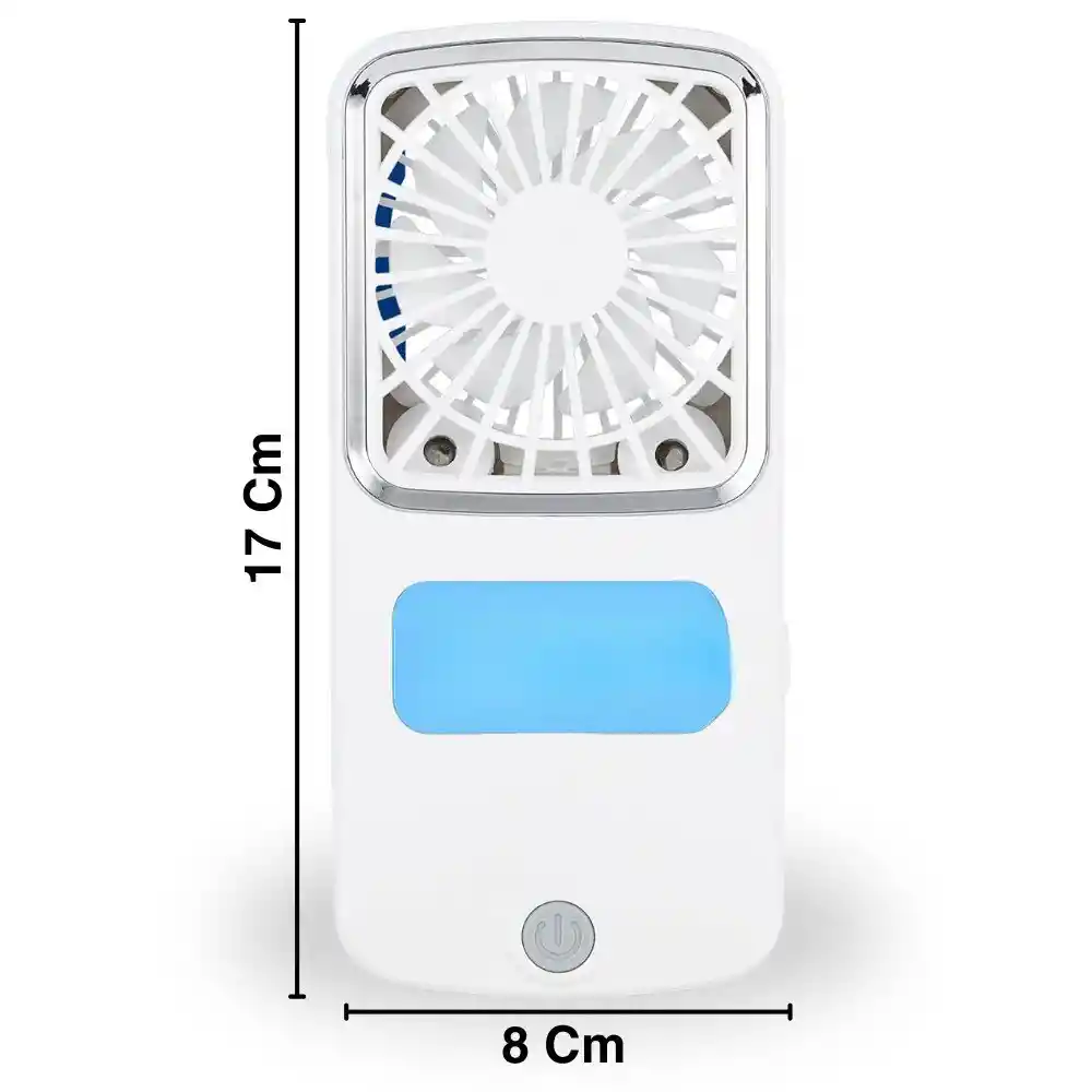 Ventilador De Mano Recargable Usb Portatil Con Función De Pulverizacion