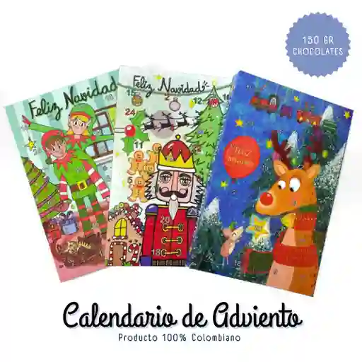 Calendario De Adviento X 3 Unidades