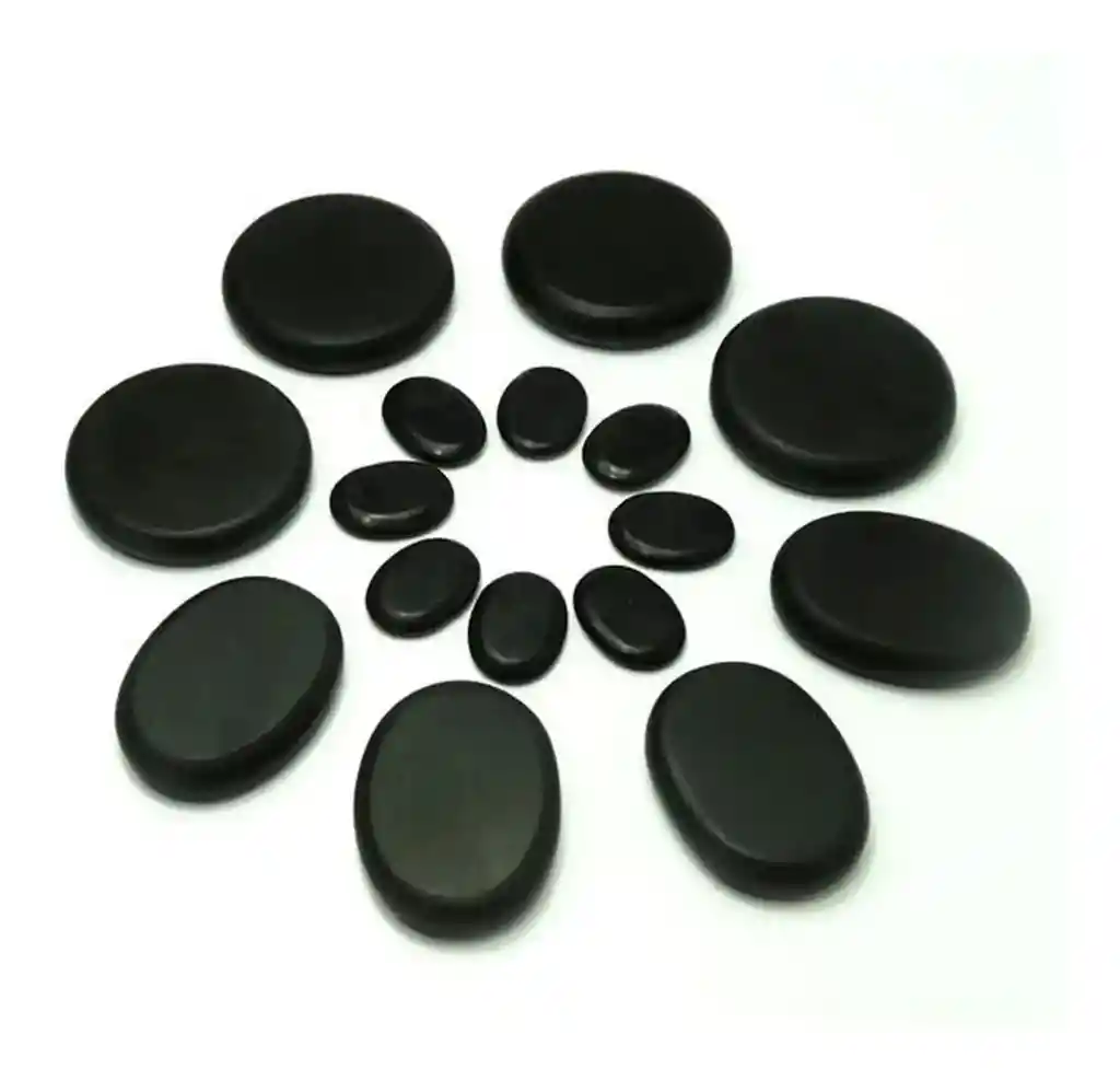 Kit Piedras Volcanicas Con Novedoso Maletin Calentador