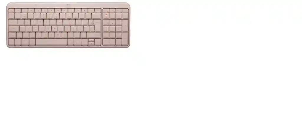 Teclado Logitech Compacto Bluetooth Inalambrrico K250 Rosado Español