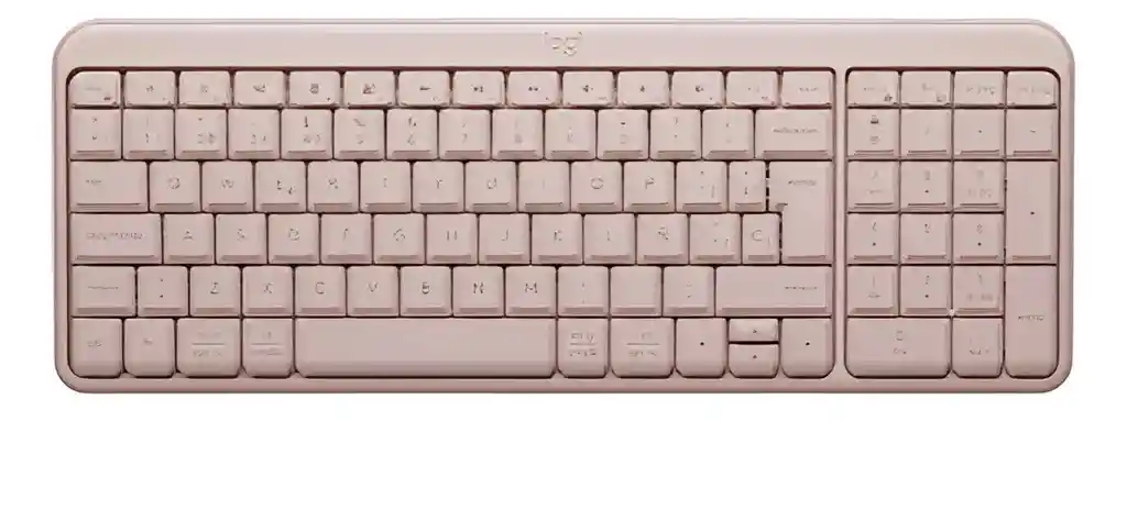 Teclado Logitech Compacto Bluetooth Inalambrrico K250 Rosado Español