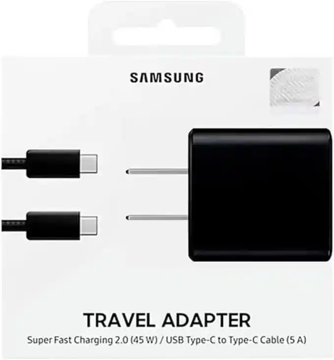 Cargador Samsung 45w Tipo C Carga Rápida Certificado