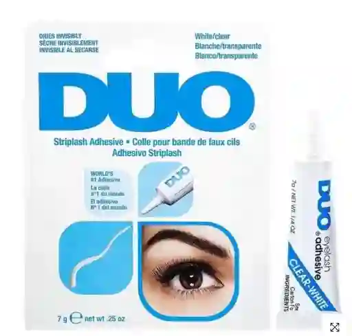 Pegante Pestañas Duo Azul