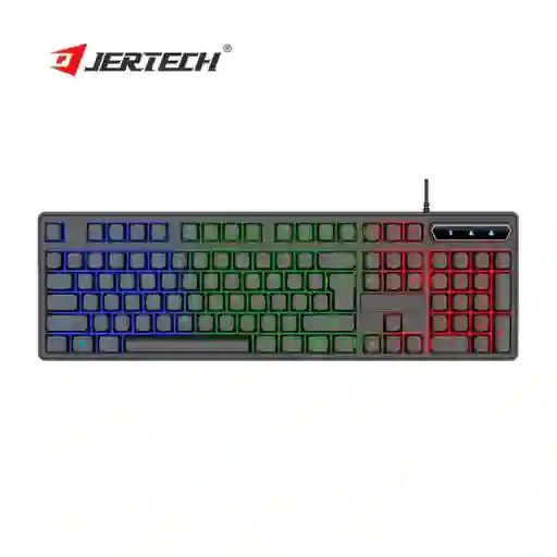 Teclado Alámbrico Retroiluminado K348 Jertech Conexión Usb