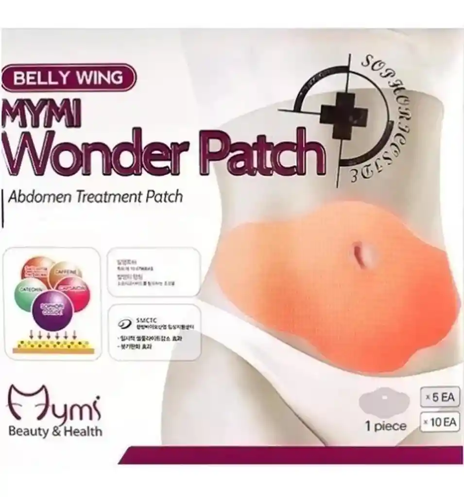 Mimy Wonder Patch, Parches Adelgazantes Para El Abdomen X5