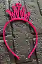 Diadema Balaca Corona Grande Pasta Fucsia