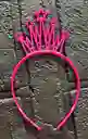 Diadema Balaca Corona Grande Pasta Fucsia