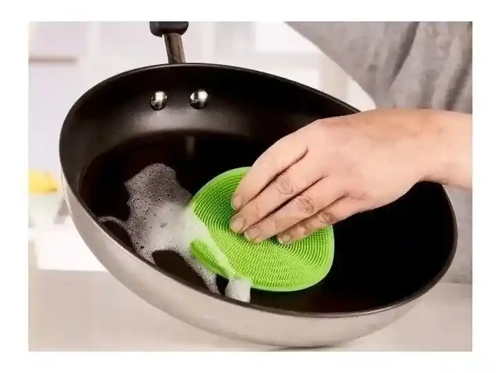Esponjilla Esponja De Silicona Antibacterial Lavaplatos X2