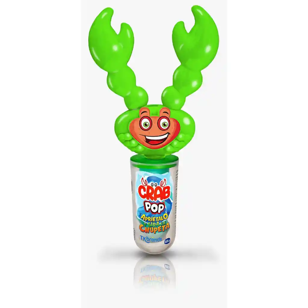 Dulce Juguete Crab Pop Display (6 Unidades)