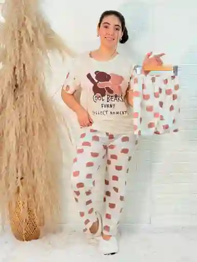 Pijama Dama 3 Piezas Talla Unica